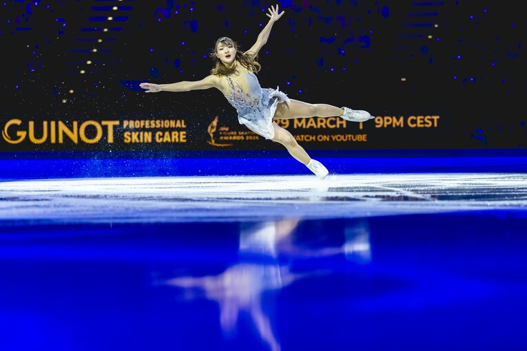 最後の世界選手権。エキシビションの演技　©Getty Images