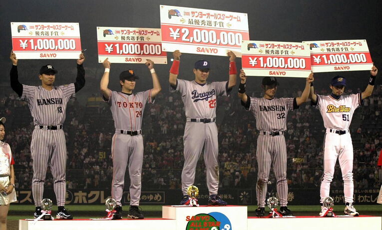 2000年オールスターではMVPを獲得した　©JIJI PRESS