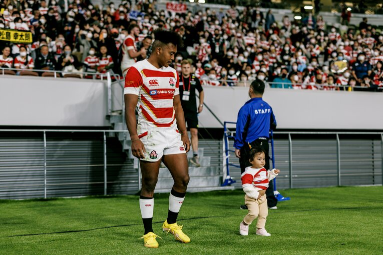 試合後の松島幸太朗　©︎Kiichi Matsumoto