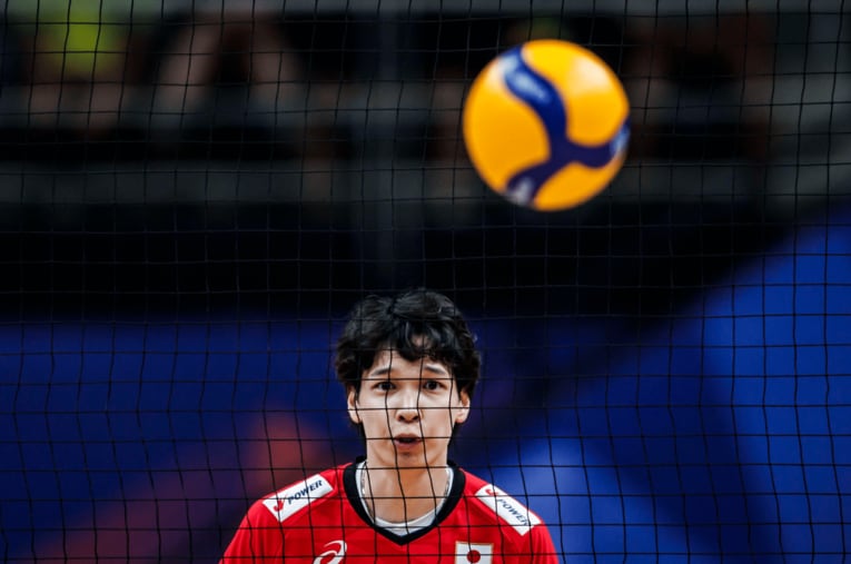 山内晶大（VNLセルビア戦）©︎Volleyball World