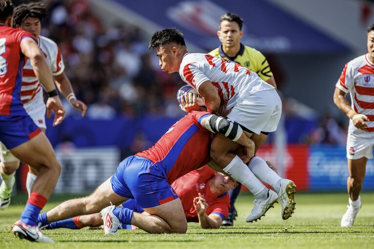 長田智希（2023年ラグビーW杯チリ戦）©︎Kiichi Matsumoto