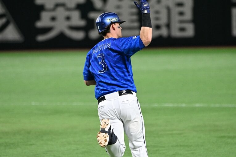 日本シリーズ第4戦、頼れる男オースティンの一発で先制　©Naoya Sanuki