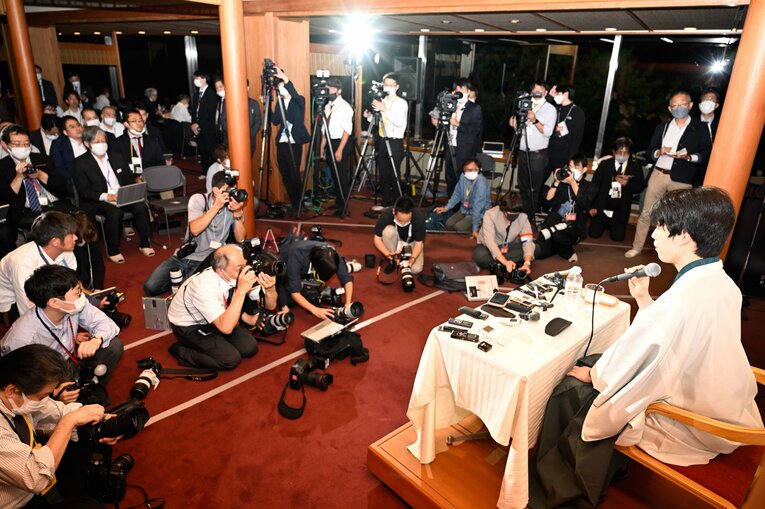 名人戦第5局　©Keiji Ishikawa