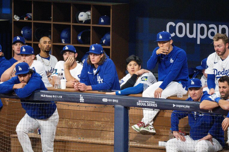 【開幕2戦目／21日】水原氏がいない試合…大谷翔平とドジャースの様子　©Nanae Suzuki