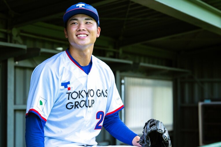今秋のドラフト候補に名が挙がる藤澤。都市対抗野球でその実力を発揮できるか ／ photograph by Asami Enomoto