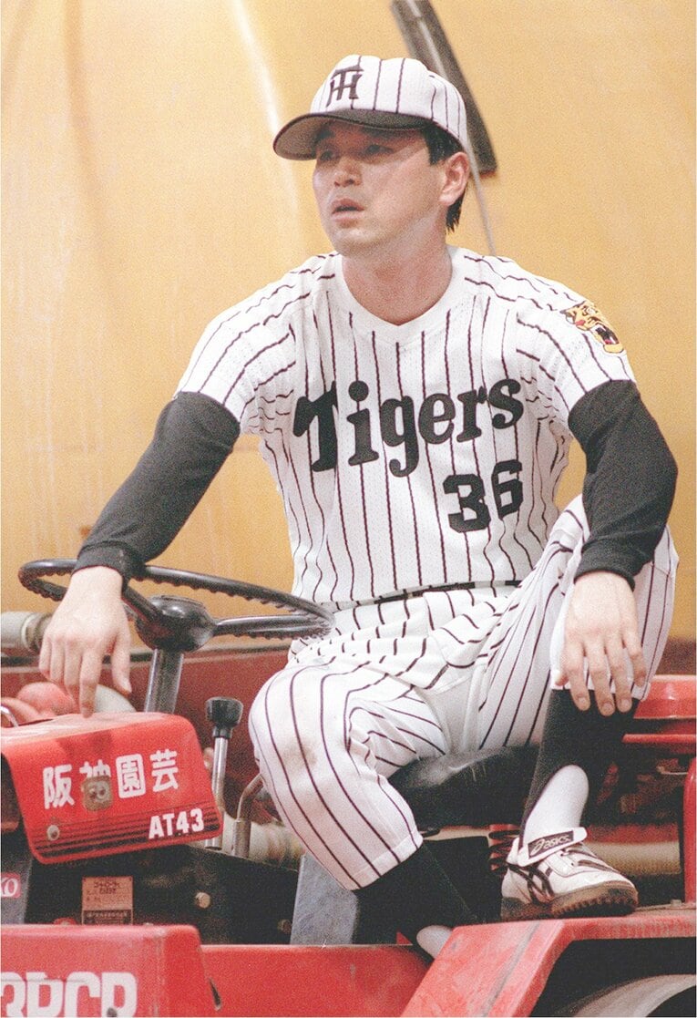 阪神の伝説的な左腕・田村勤　©Sankei Shimbun