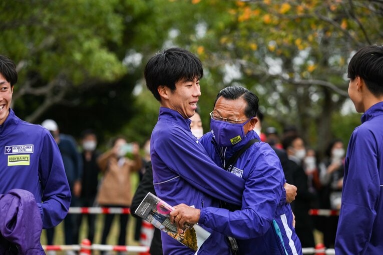 出雲駅伝、田澤はすでに大八木監督の退任を知っていて、目標の3冠のため、体調不良をおして強行出場していた　©Nanae Suzuki