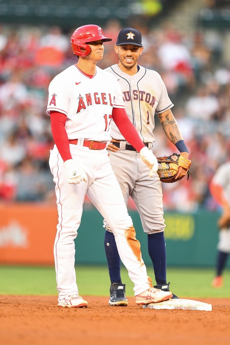 大谷とコレア　©Getty Images