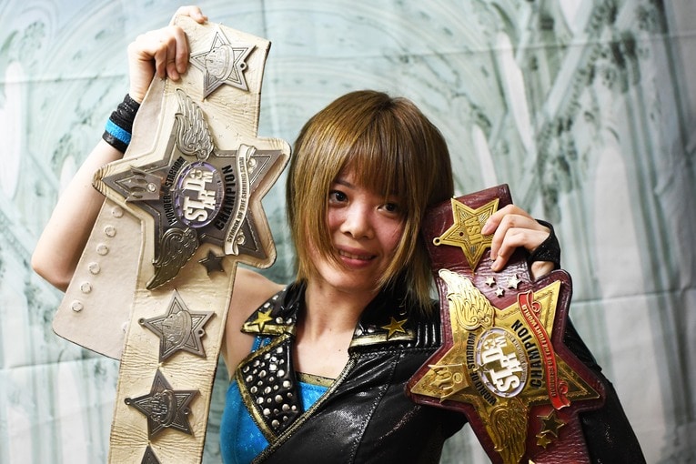 二冠王者の岩谷麻優。©Essei Hara