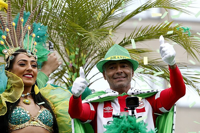 セレソン、バルサなどで類稀な決定力を見せたロマーリオ。悪童ながらセカンドキャリアはしっかりとしている。 ／ photograph by Getty Images