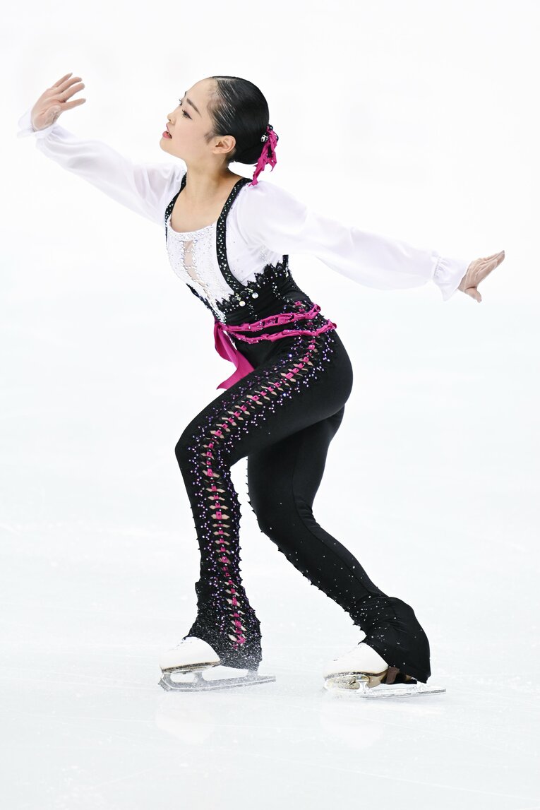2023年全日本選手権、島田麻央の演技　©︎Asami Enomoto