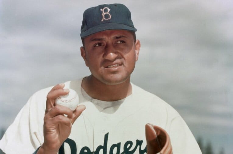 1956年に初代サイヤング賞投手となったドン・ニューカム ／ photograph by Getty Images