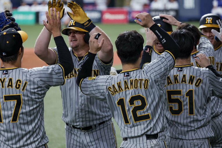 日本シリーズでは第6戦、第7戦とホームランを連発し、MVP級の活躍を見せたノイジー。あのバースも比較対象に　©︎Kiichi Matsumoto