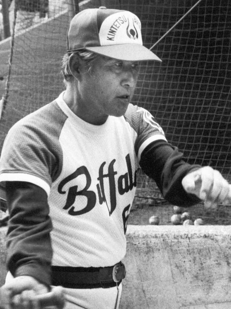 大毎で1度、阪急で5度、近鉄で2度と20年間で8度のリーグ優勝を果たした西本監督。育成力も高く多くの名選手を育てた  ©︎KYODO