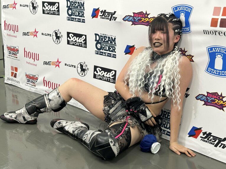 試合を終えた吏南は「自分でも期待感しかない」とコメント