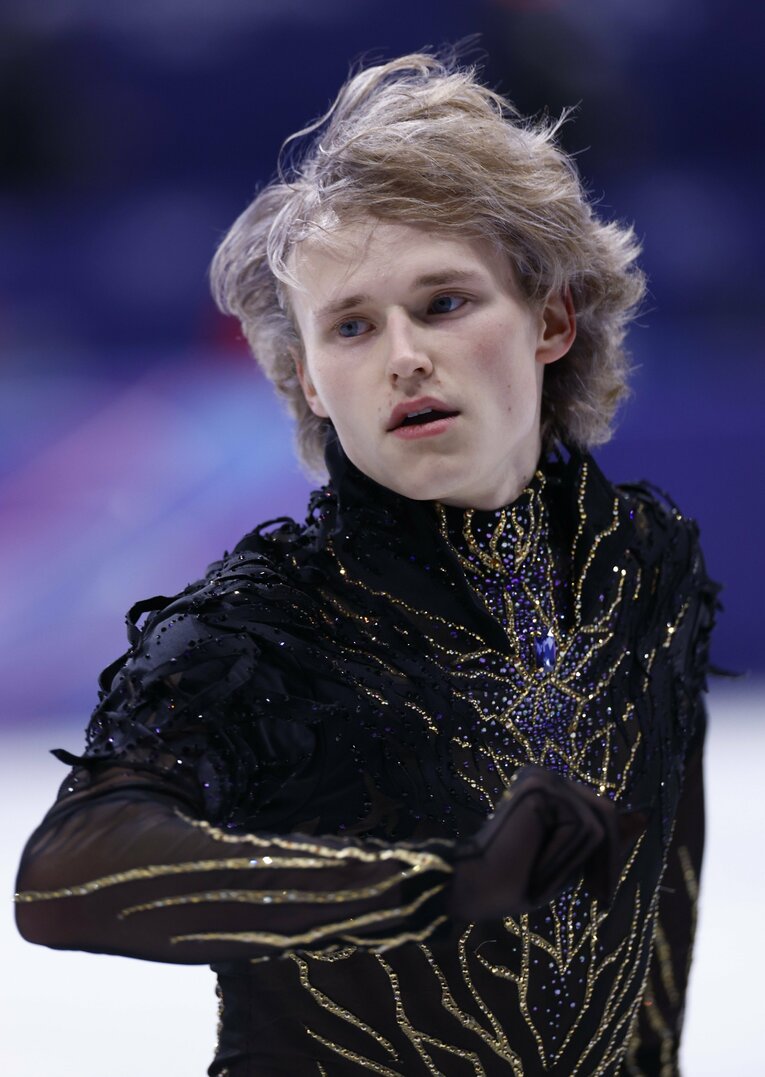 【五輪フィギュアの魔物】ミラノ・コルティナ五輪でのマリニン。フリーでまさかの出来事が待ち受けているとは…（写真は右に続きます）　©Sunao Noto/JMPA