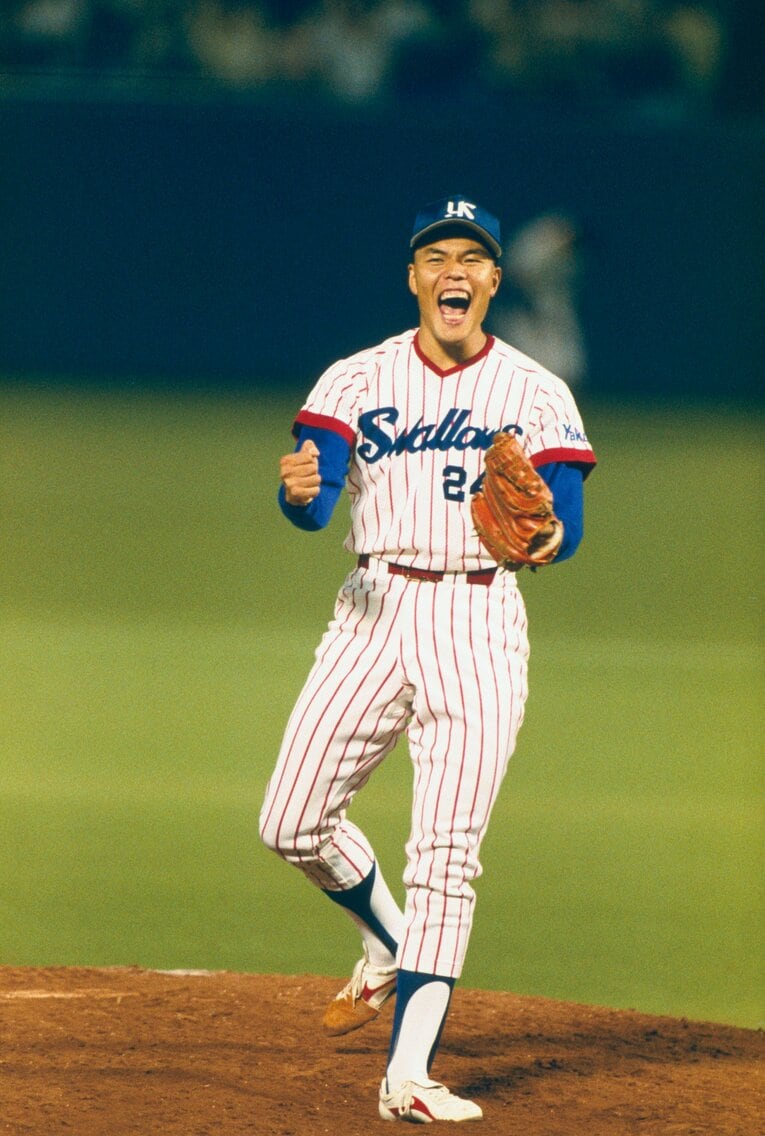 1990、91年の開幕投手を務め「ギャオス」のニックネームで人気を博した内藤尚行　©Koji Asakura