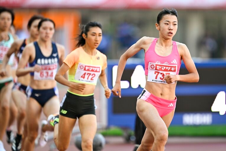 久保建英のいとこ、久保凛。田中希実らを相手に優勝を飾ったことも　©Asami Enomoto