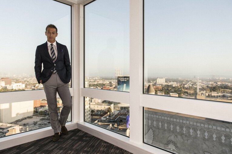 2015年、ロサンゼルスにて　©Takuya Sugiyama