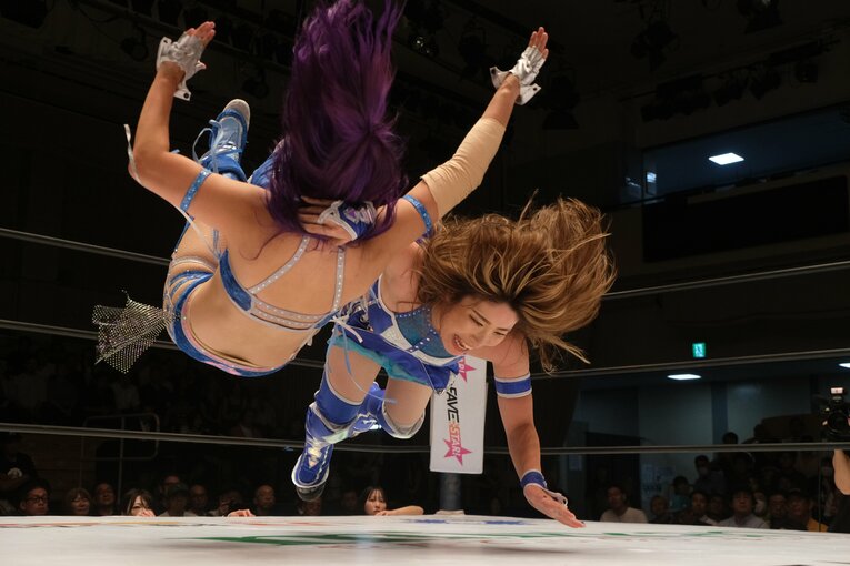 スターダムの大学生レスラー・妃南　©Norihiro Hashimoto