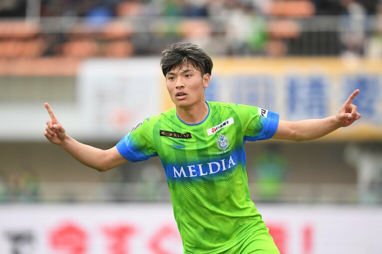 今季のJ1で日本人最多の13ゴール（全体2位）をあげた町野修斗　©Masashi Hara/Getty Images