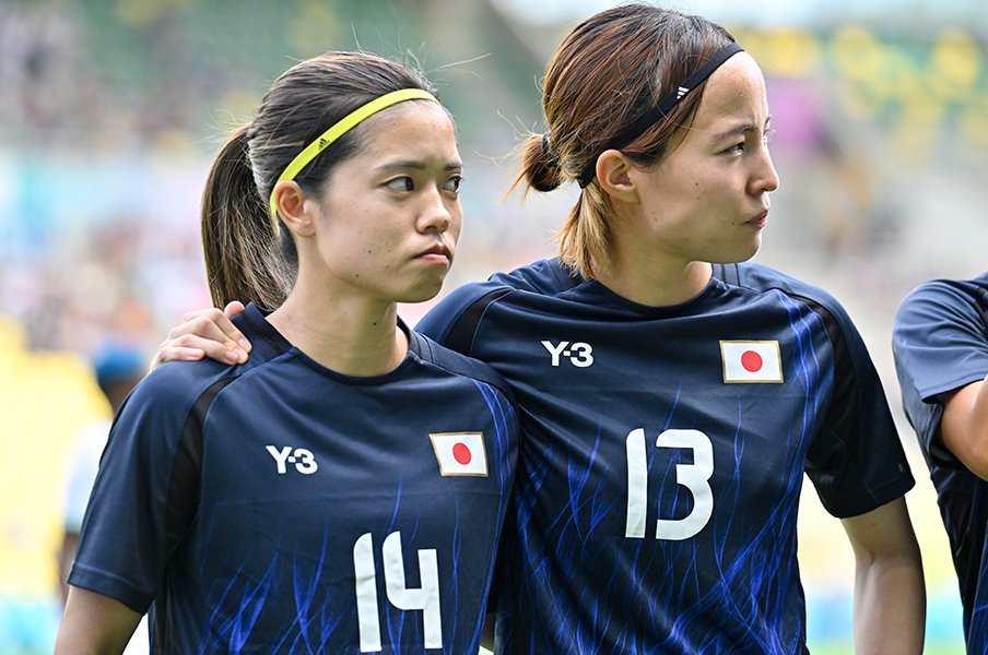 の長谷川唯と北川ひかる　©Takuya Nakachi/JMPA