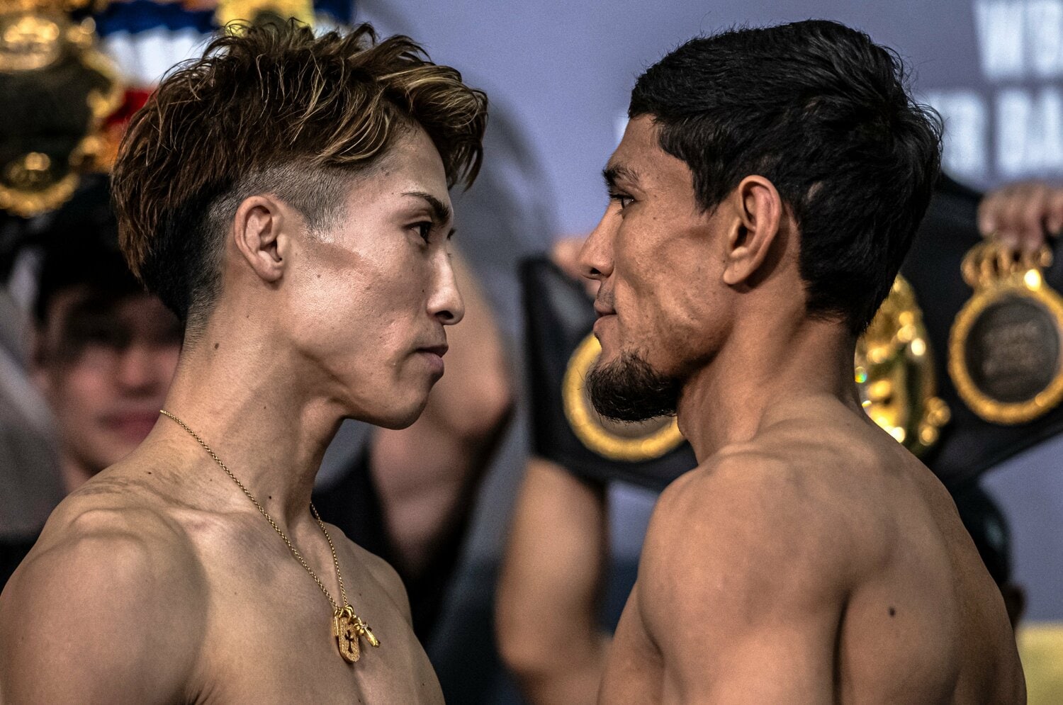 「自信が完全に失われていた」アフマダリエフが“敗北を受け入れた”顔に…井上尚弥に敗れた男の“誤算”とは？「成功体験を踏まえて…」＜Number Web＞ photograph by Takuya Sugiyama