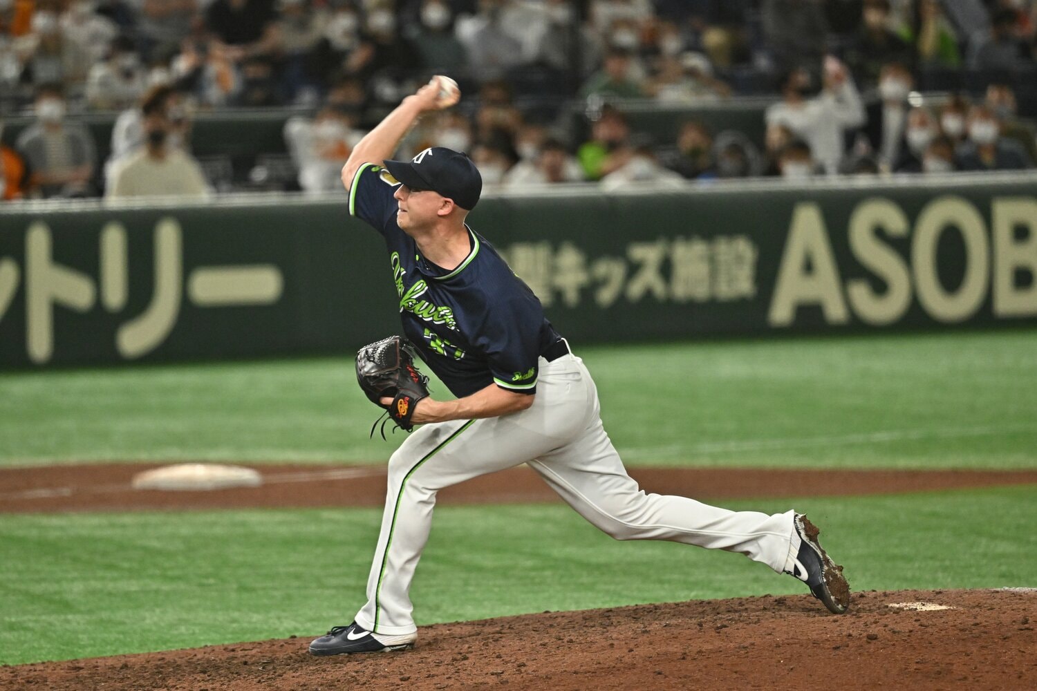 クローザーのマクガフらリリーフ陣の充実ぶりは、高津ヤクルト最大の強みと言える ©Hideki Sugiyama