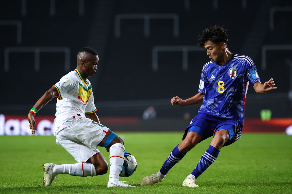 良質な出来だった佐野はもちろん、チーム全体としても90分間戦いきった　©Getty Images