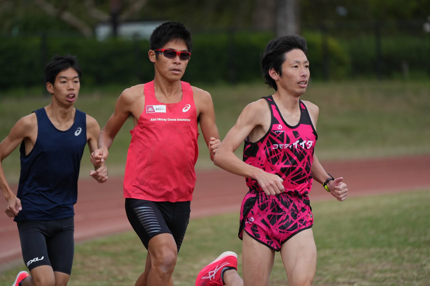 現在はコモディイイダの主力として活躍する梶原。学連選抜でチームメイトだった川内とは練習をともにすることも　©︎Satoshi Wada