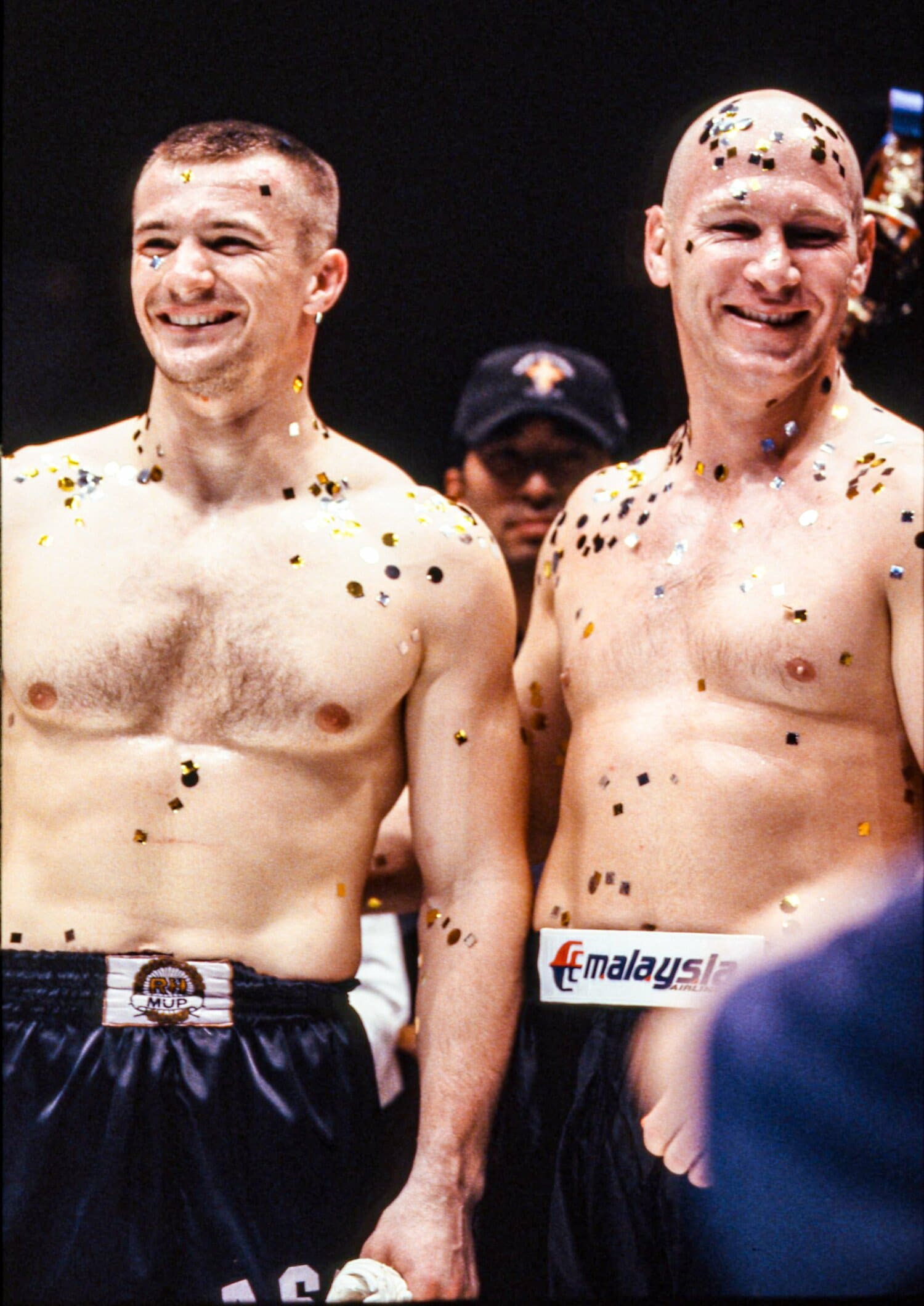 笑顔のミルコとベルナルド　©Susumu Nagao