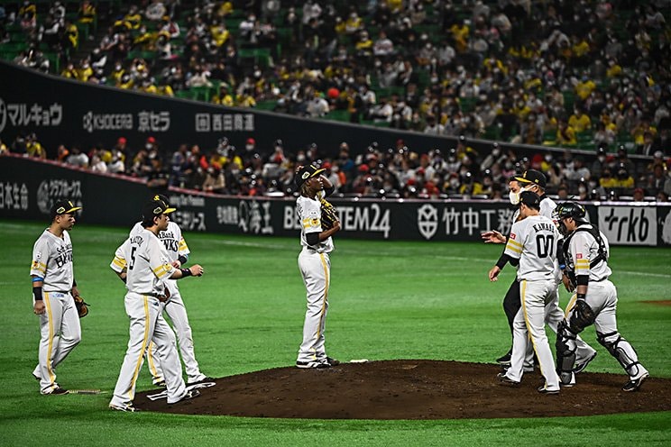 救援陣が盤石なソフトバンク。日本シリーズで巨人を2年連続スイープした(c)Nanae Suzuki