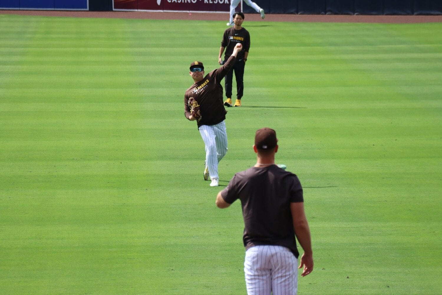 調整する松井　©Yuki Yamada