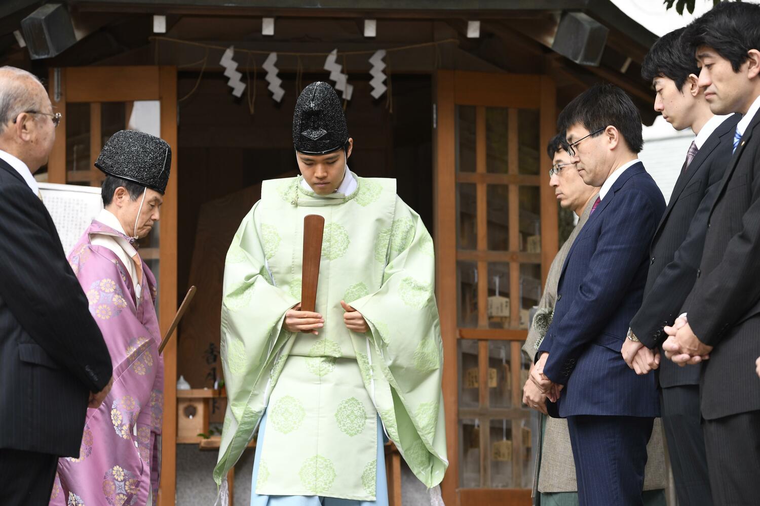 祈願祭の光景　©Kyodo News
