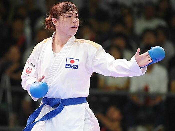 全日本選手権でよもやの逆転負け。空手・植草歩が流した覚悟の涙。<Number Web> photograph by AFLO