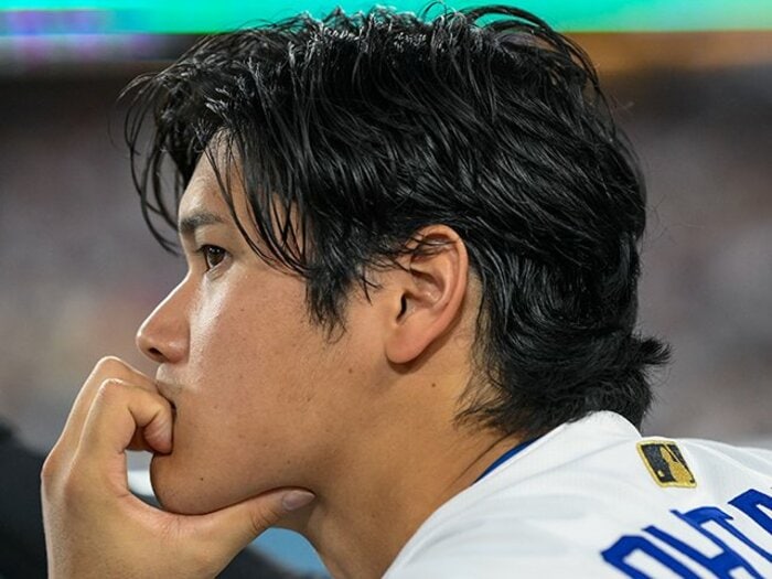 ドジャース裏話…大谷翔平が“ロバーツ監督の辛辣評価”に意外な表情「打てば勝てると思ってるのかな、と」気づけばポストシーズン6本塁打＜Number Web＞ photograph by Nanae Suzuki