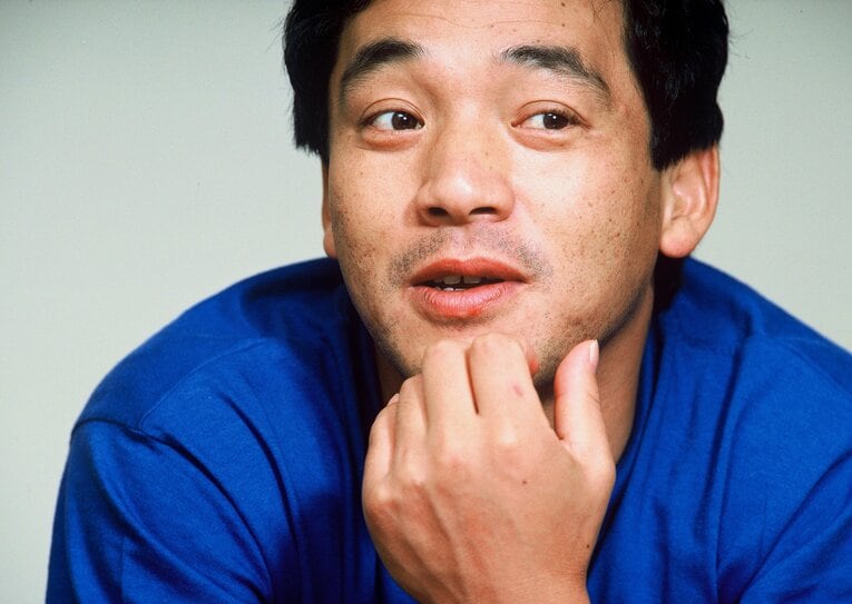 1987年、中日時代の落合博満　©Makoto Kenmizaki