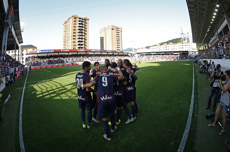 エイバルの本拠地イルプア。彼らがリーガ1部の舞台に戻ってくることを期待したい ／ photograph by Daisuke Nakashima