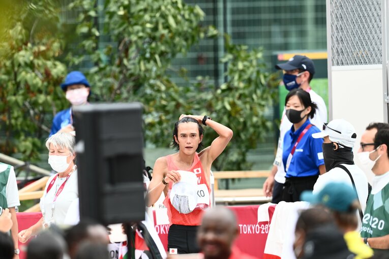東京五輪、マラソンで6位入賞を果たした大迫傑　©︎Nanae Suzuki/JMPA