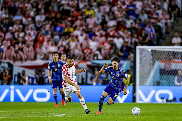 カタールW杯クロアチア戦　©Kiichi Matsumoto／JMPA