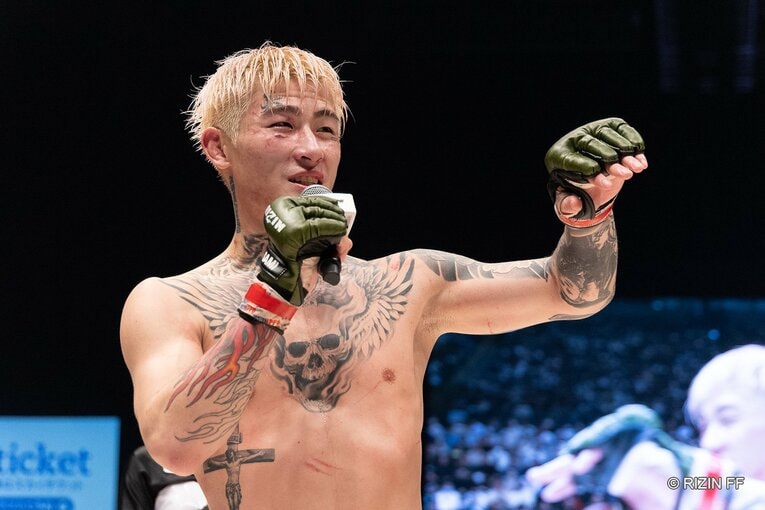 『RIZIN45.』平本蓮vs.YA-MAN　©RIZIN FF