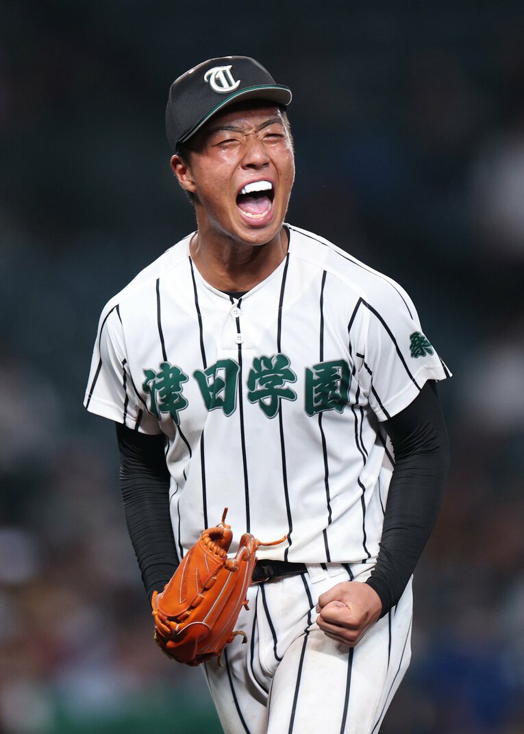 チームのエースである桑山。3回戦は優勝候補筆頭である横浜に挑む　©JIJI PRESS