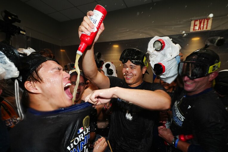 大谷と山本が率いる世界一のチームに若き右腕が加わる　©︎GettyImages