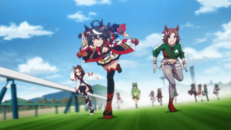 このままトップを走るかと思いきや…　©2023 アニメ「ウマ娘 プリティーダービー Season 3」製作委員会