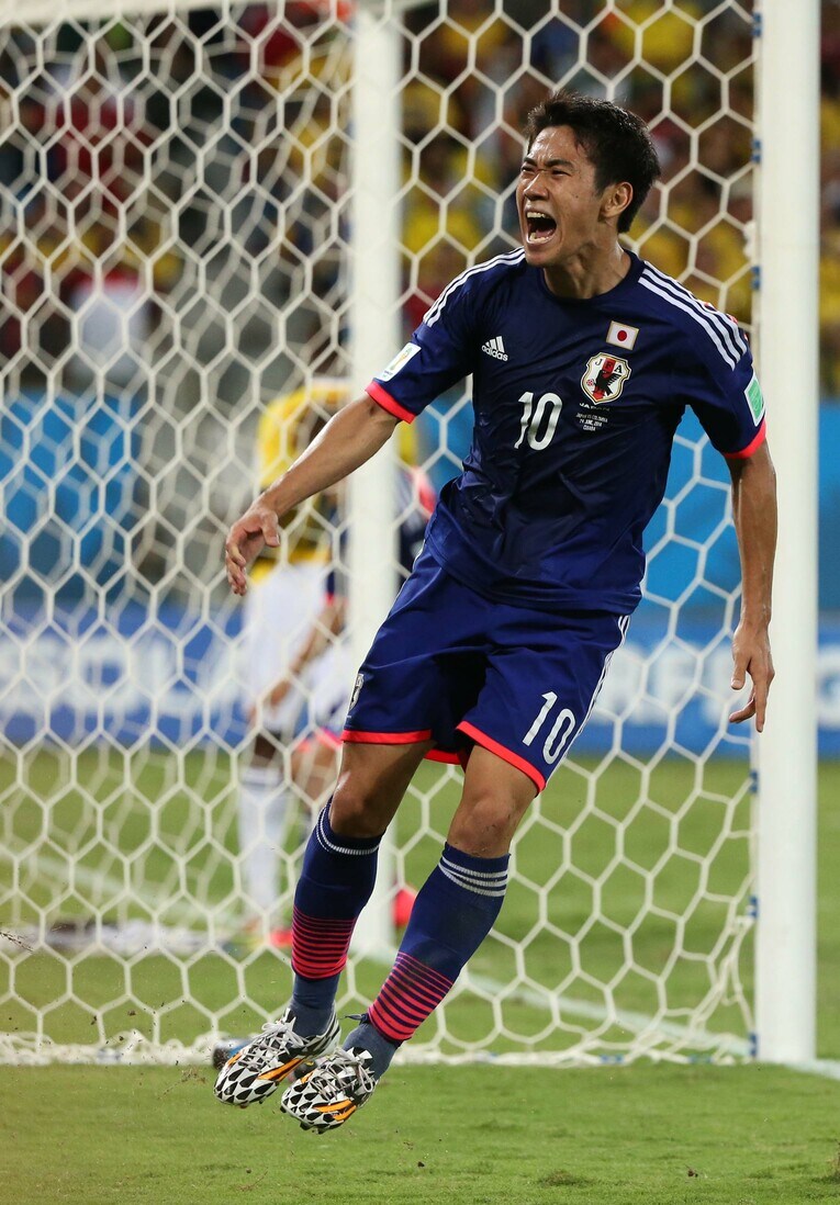 2014年ブラジルW杯・コロンビア戦にて　©JMPA