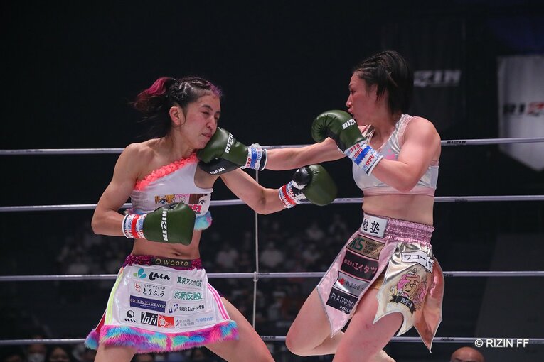 ぱんちゃん璃奈は百花と対戦　©RIZIN FF
