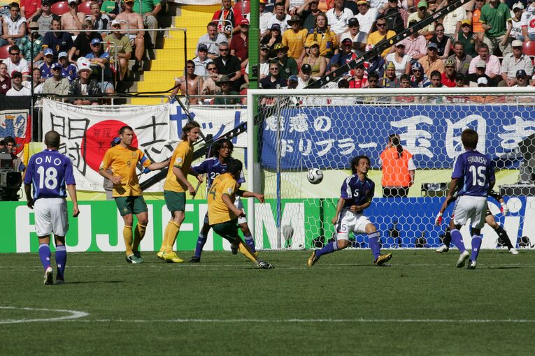 2006年ドイツW杯のグループステージで日本と対戦し、2ゴールを決めたティム・ケーヒル　©JMPA