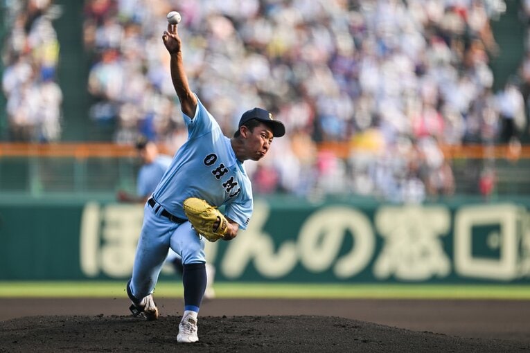 山田の投球フォーム　©Nanae Suzuki