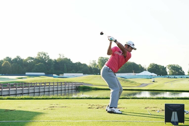 「今のままでは行かない」と、リブゴルフに関する報道に対して一貫した態度を示してきた松山英樹　©︎Yoichi Katsuragawa