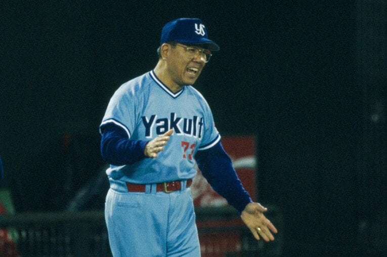 ヤクルトを3度の日本一に導いた野村克也。球界を代表する名将としての才覚は、ヤクルト監督就任前の中学野球の指導現場で萌芽していた ／ photograph by BUNGEISHUNJU